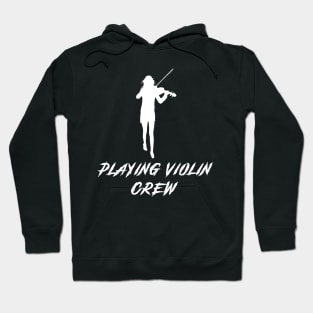 Violin Crew Awesome Tee: Striking Strings of Humor! Hoodie